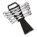 Amazon Basics Ratcheting Wrench Set, Metric, 5 Piece, Black/Silver