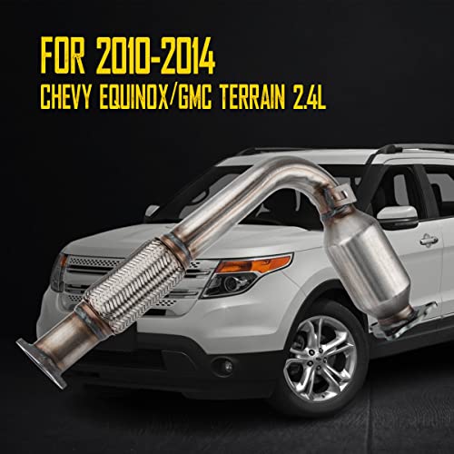 Suride Catalytic Converter Stainless Steel Replacement For 2012-2015 Captiva Sport 2.4L, 2010-2014 Equinox 2.4L, 2010-2014 GMC Terrain 2.4L OE Replace 16581 Direct-fit (EPA Compliant)
