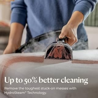 BISSELL Little Green HydroSteam Multi-Purpose Portable Carpet and Upholstery Cleaner, Car and Auto Detailer, 3618B