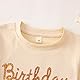 Geburtstags Shirt für Jungen 1-6 Jahre Birthday Boy Kinder T-Shirt Niedliches Cartoon Druck Tshirt Sommer Kurzarm Top Baumwolle Kinderkleidung Baby Geburtstagsparty Outfits(Apricot 2 Jahre)