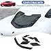 Fgtagtal Dry Bay Vent Blocks Cover Rear Window Spoiler Compatible with Corvette C8 2020-2025 Rear Air Vent Water Protection Kit Prevents Excessive Water from Entering The Engine Bay When Washing Car