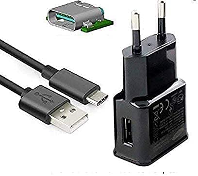 Theoutlettablet® Chargeur mural avec connexion Type-C - Chargeur compatible avec tablette MEBERRY M7 K107 10,1" Noir Cover