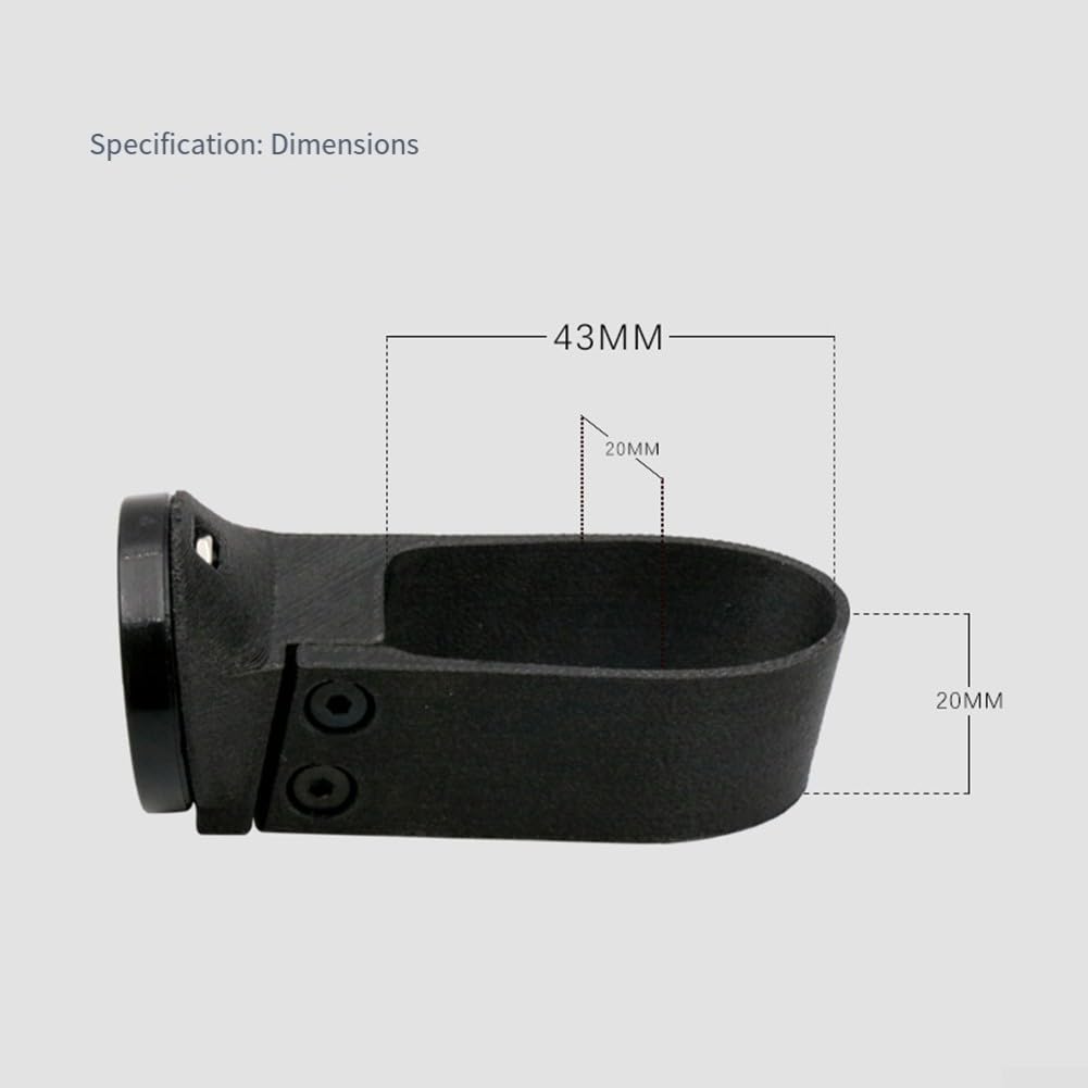 Supporto per reggisella in carbonio per Dogma serie F, per adattatore fanale posteriore ultra leggero, strumento per staffa compatibile con Merida Rickdo (nero)