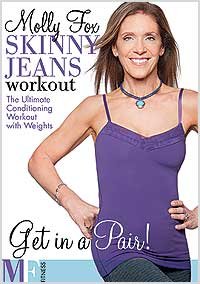 DVD Molly Fox Skinny Jeans Workout Conditioning With Weights Book