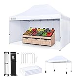 CROWN SHADES Tienda de campaña desplegable de 10 x 15 pies, toldos al aire