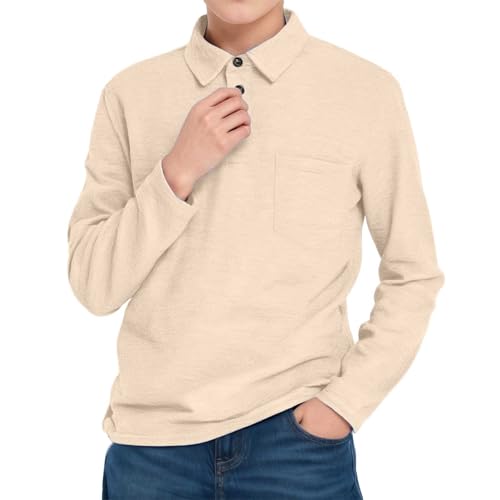 Kinder Jungen Mädchen Langarm Shirt Gentleman Casual Oberteil...