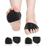 Metatarsal Pads, Gel Toe Separators, Bunion Corrector Cushion, Toe Spacers, Ball of Foot Cushions, Soft&Breathable, Idea for Mortons Neuroma, Blisters, Diabetic Feet, Hammer Toe, Rapid Pain Relief