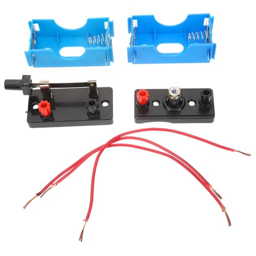 POPETPOP Kit De Experimentación De Circuitos Eléctricos Interruptores Bombillas y Cables para Proyectos De Ciencia y Aprendizaje Stem Clase