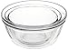 Anchor Hocking Anchor 3-Piece Glass Mixing Bowl Set, Clear