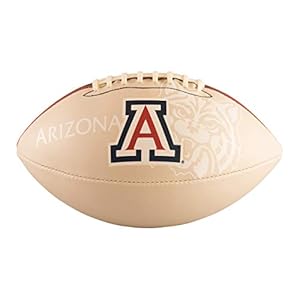 Logo Brands NCAA Arizona Wildcats Full-Size Autograph Football, Team Color