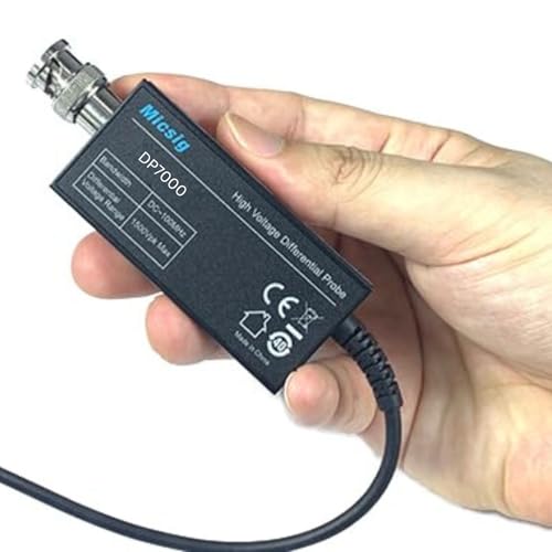 Image of Micsig DP7000 High Voltage Differential Probe Kit, 7000V 100MHz, 3.5ns Rise Time, 100X /1000X Attenuation Rate, Oscilloscope Probe Kit Accessory