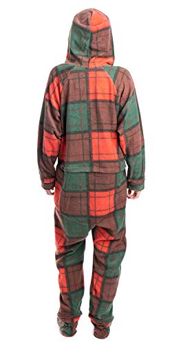 Image of Forever Lazy Footed Adult Onesies, One-Piece Pajama Jumpsuits for Men and Women, Unisex. with Detachable Feet.