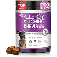 200-Count Dog Allergy & Itching Skin Relief Anti Itch Aller Immune Bites