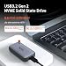 SSK SSD Festplatte Extern 250GB, bis zu 1050MB/s, Portable Externe NVME SSD