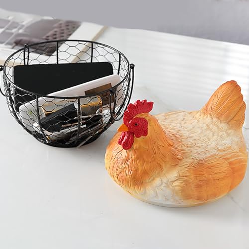 Cesta de recolección de huevos rústica, el detalle perfecto para Pascua y reuniones 3