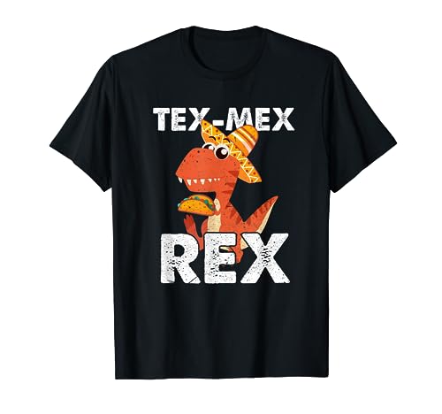 Tex-Mex-Rex T-Rex Taco Dinosaure Cinco de Mayo Mexicain Grunge T-Shirt