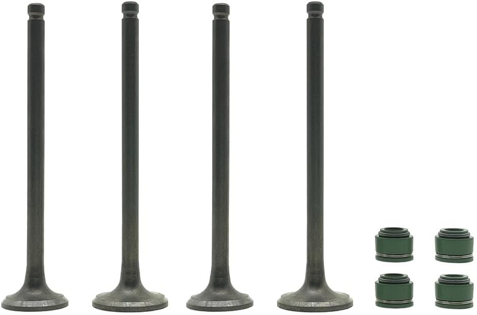 VF125 VF 125 125cc バルブ吸気排気ステムバルブオイルシールに適合(Valve Set 2 Pair)