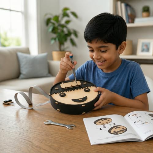 Image of Dust Ninja Cleaning Robot Model | Robotics Kit | OIMake (Formerly MakerVerse) | Remote Control Robot| Awesome Gift for Boys & Girls Age 8-14 | Science Project for School