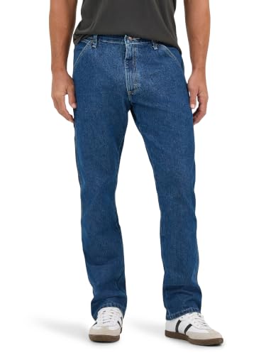 Wrangler Authentics Mens Classic Carpenter Jean Retro Stone 36W x 30L