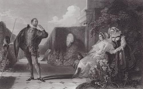 Póster de lienzo Malvolio Daniel Maclise elimina la monotonía de las paredes vacías