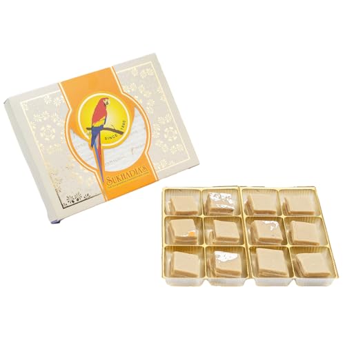 Sukhadia Sweets - Kaju Katli - 16oz box (1LB) - Indian Mithai Gift - Freshly Made In USA
