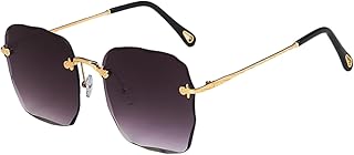 1 Peça Óculos De Sol Femininos Óculos Sem Aro Óculos Femininos Óculos Transparentes Óculos De Sol Personalizados Óculos De Lente Transparente Óculos Femininos Óculos De Sol