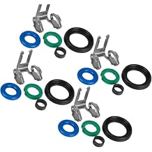 4Sets Fuel Injector Repair Seal Kit 353122G720 353122G710 Compatible With Hyundai Santa Tucson Kia Optima Sportage 2.4L
