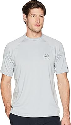 O'Neill Men's 24-7 Traveler UPF 30+ Short Sleeve Sun Shirt, Cool Grey, 2XL