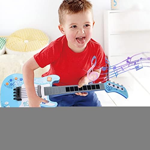 Ampopt for Electric Guitar Guitar, Electric Toy Children's Guitar Children's Beginners, Toy Instrument (Blue) 3 41RMvGVgXaL. AC