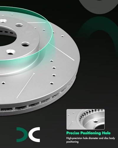Image of SCITOO Front 11.75 inch Rear 11.02 inch Brake Pads and Rotors Kits Brakes Kits
