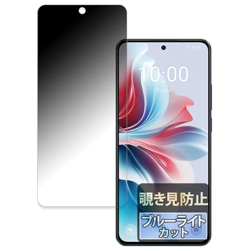 FILMEXT フィルム OPPO Reno11 A 用 のぞき見防止 フィルター プライバシーフィルター ブルーライトカット 反射低減 日本製