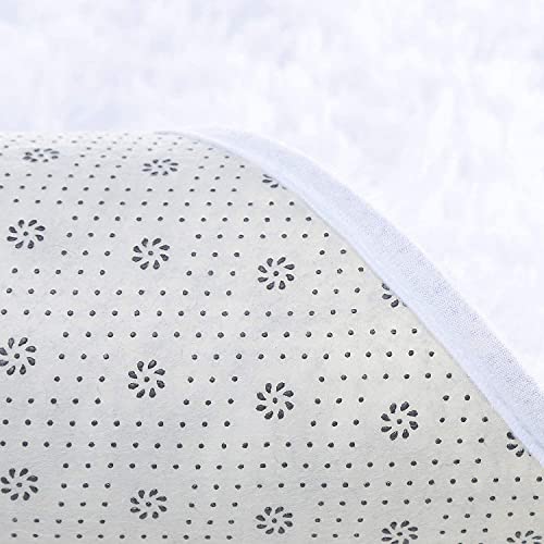 J Yunq Tappeto Rotondo Tappeto Peloso, a Pelo