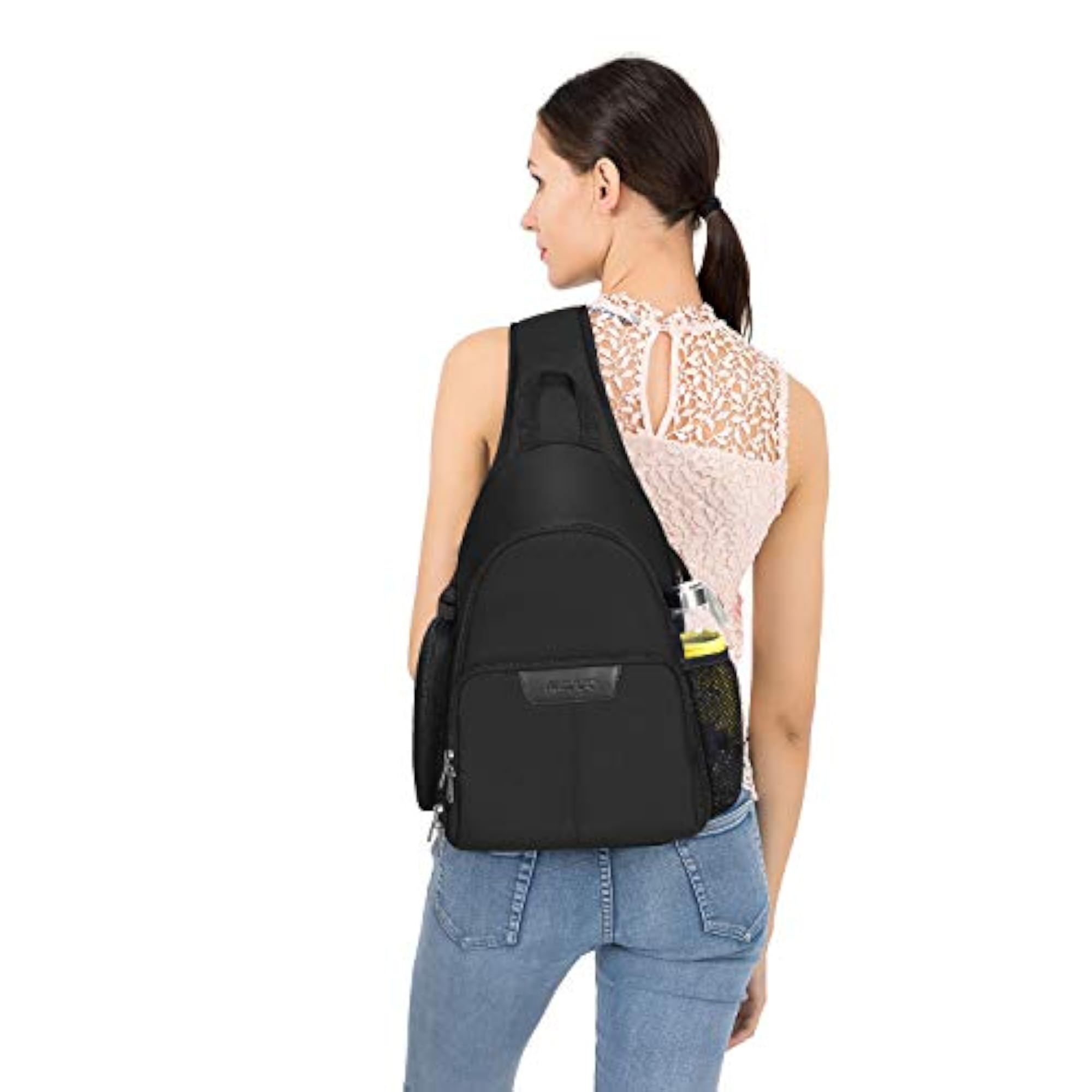 Sling Backpack Camera Bag with Tripod Holder