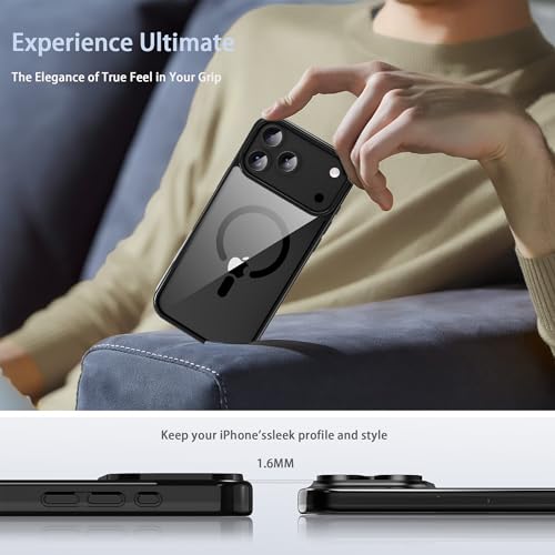 Image of for iPhone 17 pro max Case,Ultra Hybrid(Black Magsafe)