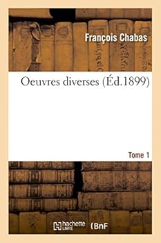 Paperback Oeuvres Diverses Tome 1 [French] Book