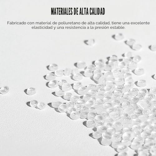 Manguera de aire comprimido flexible de poliuretano negro con acople rápido 5