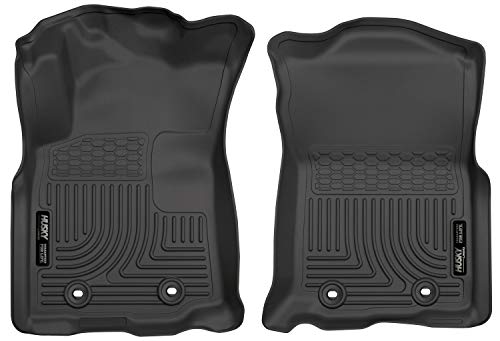 Husky Liners Fits 2018-19 Toyota Tacoma Double Cab/Access Cab - Automatic Transmission Weatherbeater Front Floor Mats