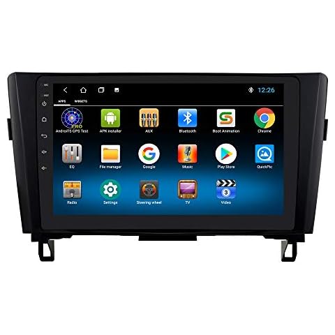 hizpo 10.1 Inch 16G ROM Android 10 Car Stereo Compatible with NISSAN X-Trail 3/Qashqai 2/Rogue 2013-2017 Car Radio Bluetooth Head Unit GPS Rearview Input SWC USB Wifi DAB+ Cover
