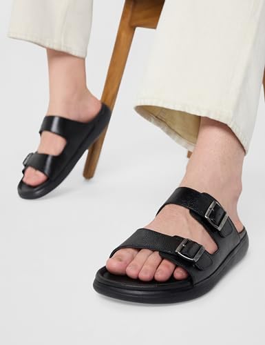 Image of Lee Cooper LC9758C Genuine Leather Sandals For Men | Ligntweight & Comfortable |