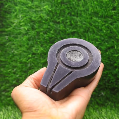Image of Neelkanth Shivling Stone - Original Narmada Stone Black 3 Inch Jaladhari, Yoni Base, Lingam Holder, Panapitham Shivling Base Pitha Stand For Home