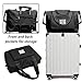 Travel Bag for Women Expandable Weekender Overnight Bag Carry on Sports Tote Gym Bag Waterproof Foldable Duffel Bag (Black)