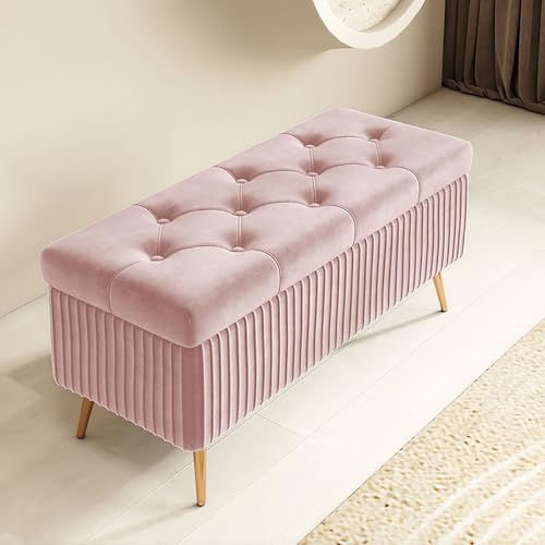 Banc d'entrée en velours résistant pour ranger les souliers du salon - 2