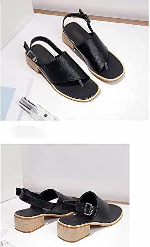 Sandales à talons blocs blanches taille 36 avec chaussures d'été boucle réglable