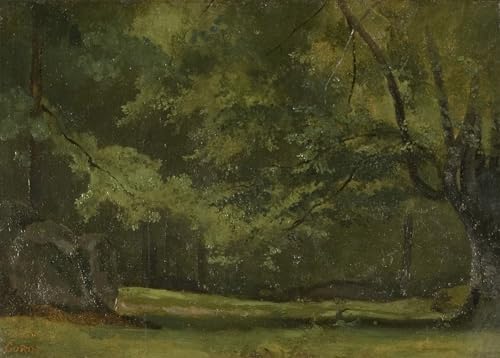 Forêt de Fontainebleau Corot Toile Déco pour Chambre Apaisante