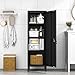 Black Metal Locker Cabinet, 47