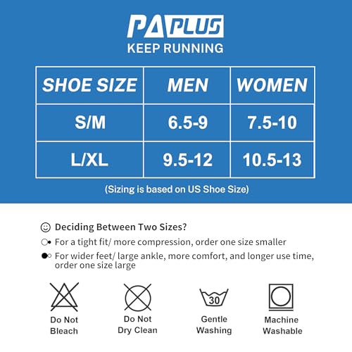 PAPLUS Compression Athletic Crew Socks (6 Pairs) for Men & Women2