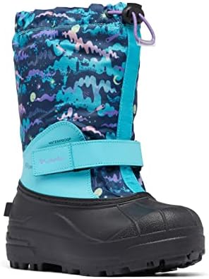 Columbia Youth Unisex Powderbug Forty Print, Geyser/Paisley Purple, 4 | Image 1