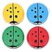 VILLCASE 4Pcs en Bois Yoyo Coccinelle- Wood Animal Yoyo Jouet avec Ficelle Panier à Balles Extérieure D' intérieur Pâques de Pâques Stuffers pour Enfants Enfants Débutants