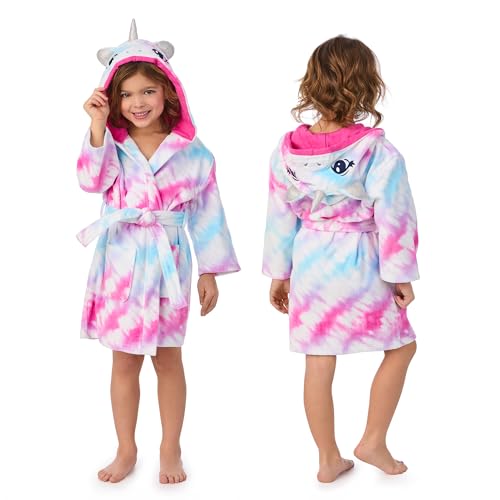 Image of Saint Eve Kids Hooded Terry Robe - Super Soft & Plush 100% Cotton Beach and Pool Fun Character Cover-Ups for Boys & Girls