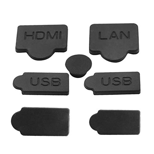 Conjunto de 7 plugues de silicone antipoeira com interface USB HDMI compatível com PS5
